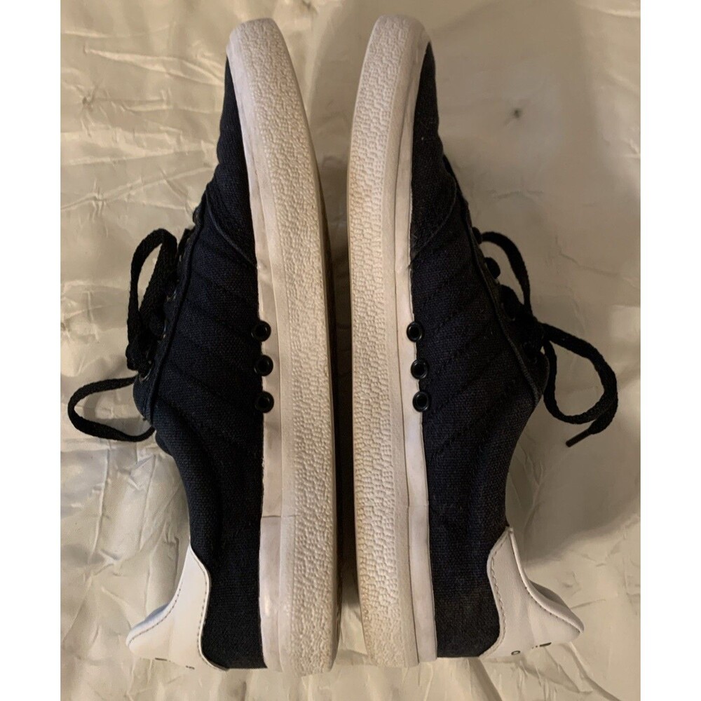 Adidas Daily Shoes Sneakers Mens 6 Black White Grunge Skate - Picture 4 of 8